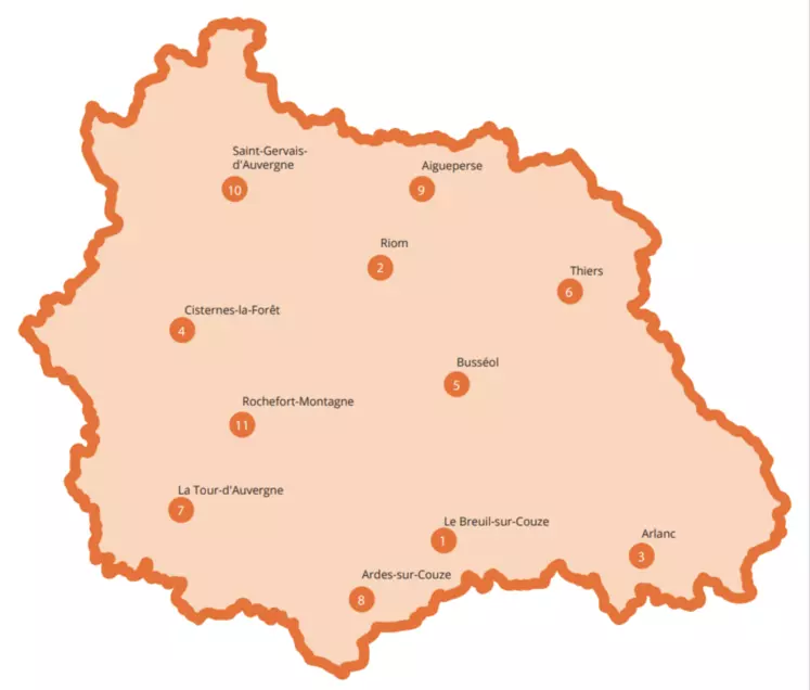 carte puy de dome