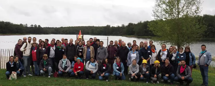 photo de groupe des personnels des GDS de Nouvelle-Aquitaine