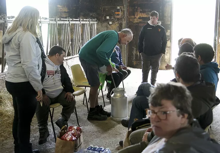 Jean-Yves Jourdan explique la transformation du lait