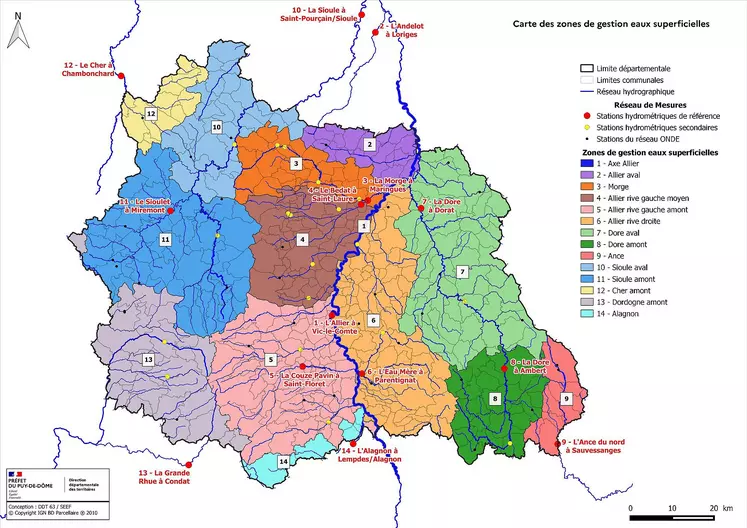 carte puy-de-dôme