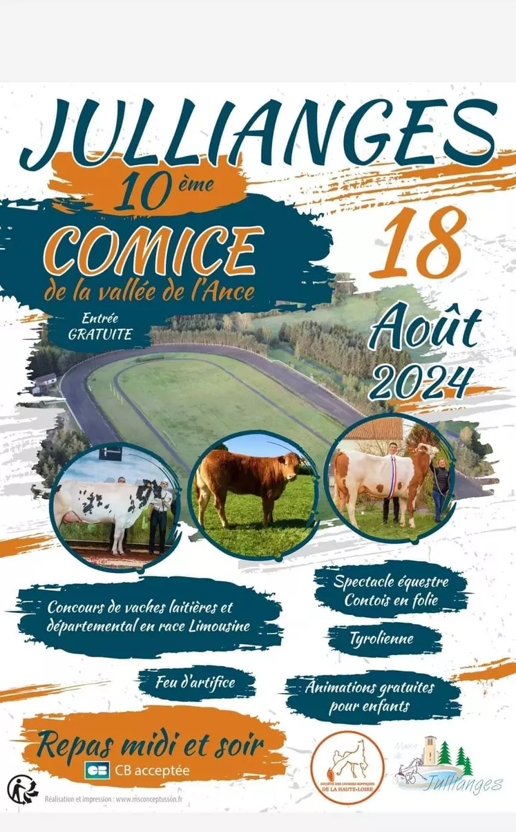 Affiche comice vallée de l'Ance