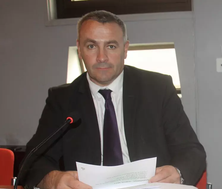 Yannick Fialip, président de la Chambre d'agriculture 43