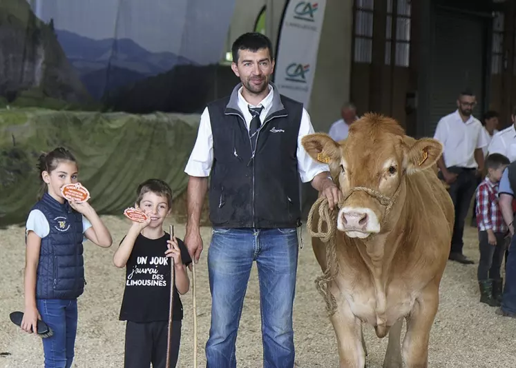 Le concours Qualiviande qui a eu lieu à la grande halle d'Aumont-Aubrac