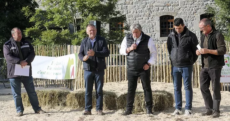 Le départemental Aubrac à Nasbinals