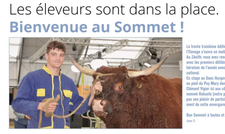 Une de journal