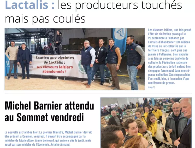Une d'une revue