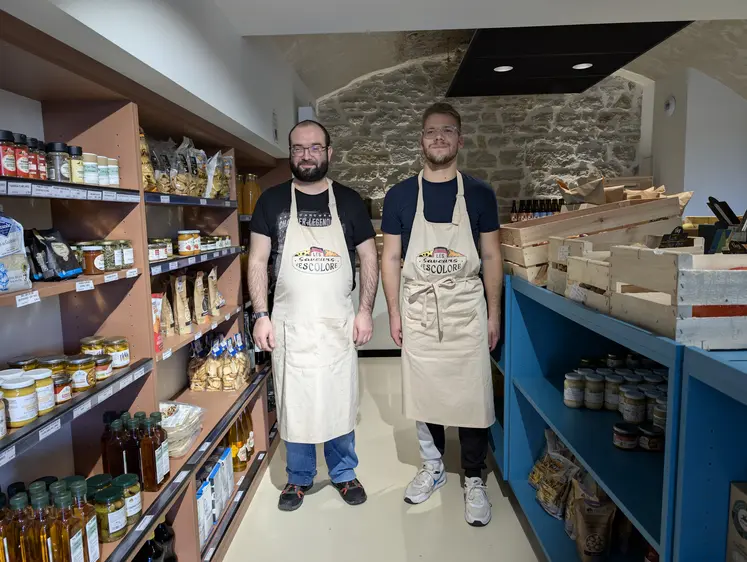 salariés boutique produits locaux