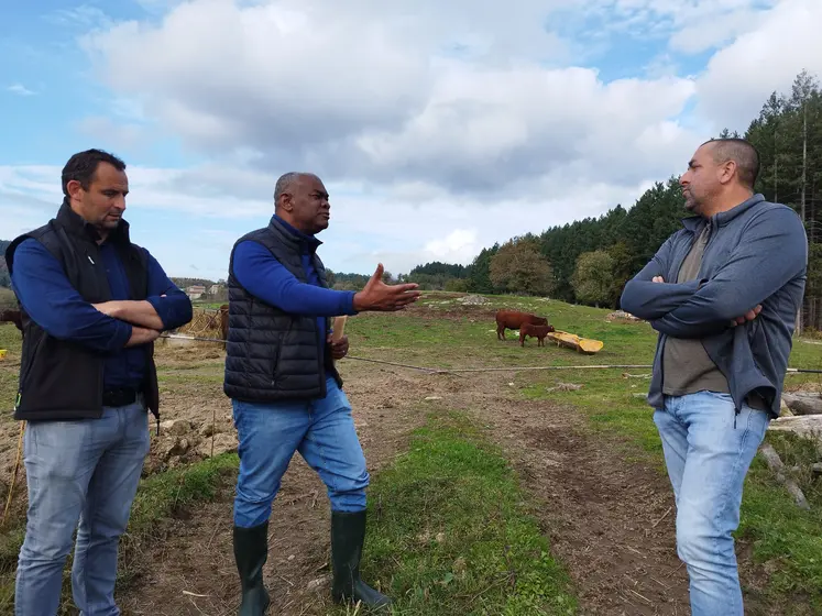 préfet puy de dôme joel mathurin visite ferme novembre 2024