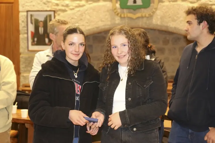 Les élèves primés lors de ce concours départemental de pointage
