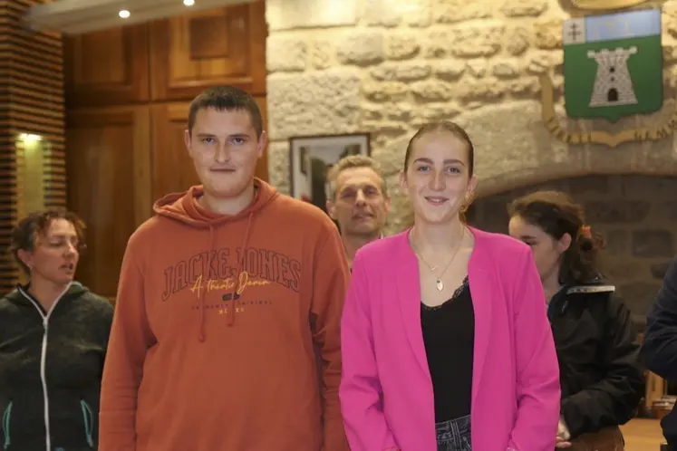 Les élèves primés lors de ce concours départemental de pointage