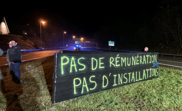 manifestation JA pour la loi EGAlim