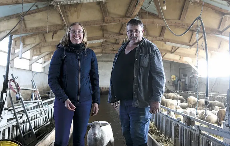 Aurélie Bruel s'est installée comme éleveuse ovine pour Élovel