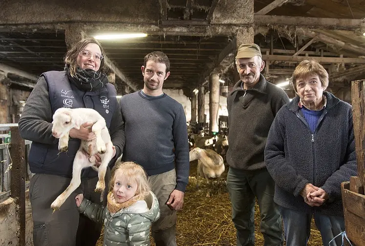 Le Gaec de Gally au complet