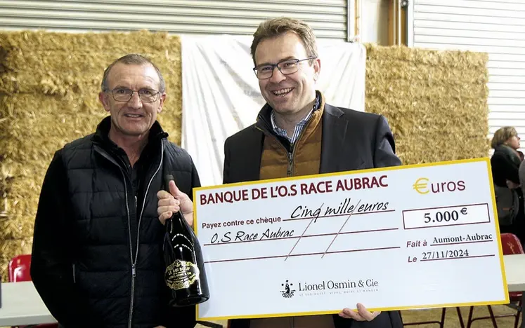 La sélection Aubrac à la grande halle d'Aumont-Aubrac