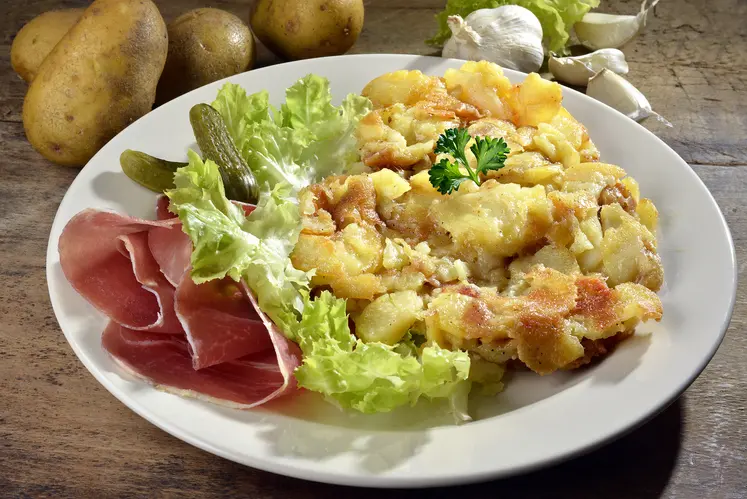 assiette de truffade