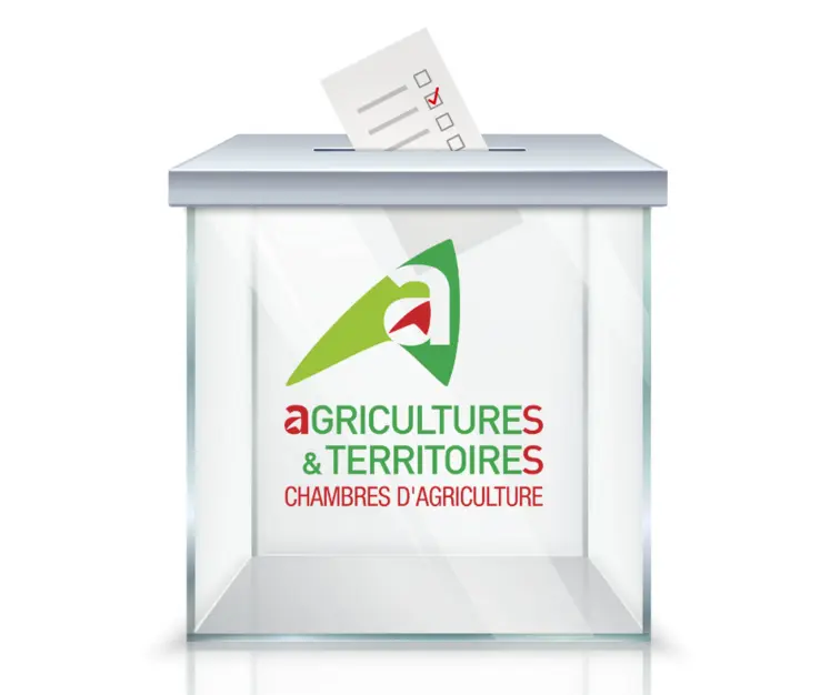 urne avec logo chambre d'agriculture