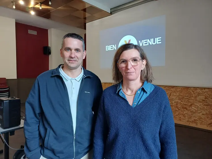 Julien Segalen et Virginie Garnier ont animé cette assemblée de section.