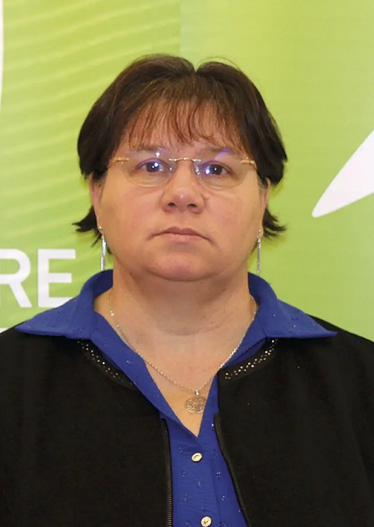 Christine Valentin, présidente de la chambre d'agriculture
