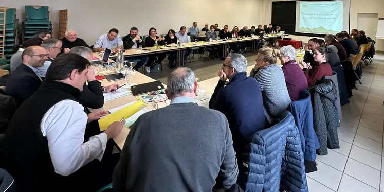 personnes assises autour d'une table