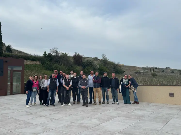 Membres du bureau des Jeunes Agriculteurs Auvergne Rhône-Alpes.