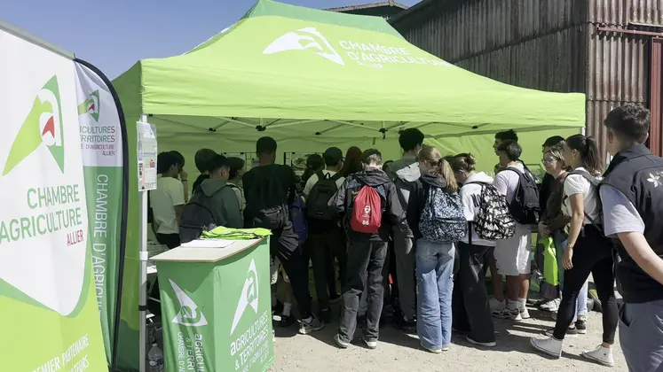 stand recevant des collégiens