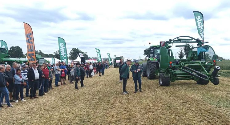 démonstration de machines agricoles