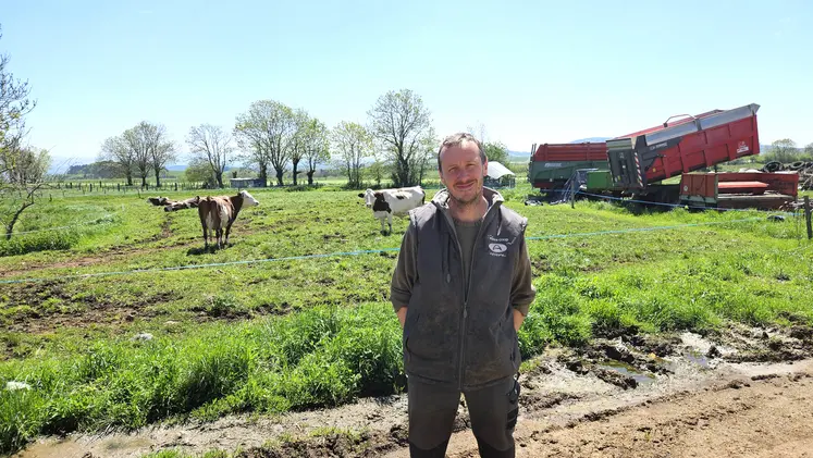 Frédéric Pélisse, président du PEA 43 et agriculteur, est prêt à venir en aide aux jeunes à la recherche d’un apprentissage.