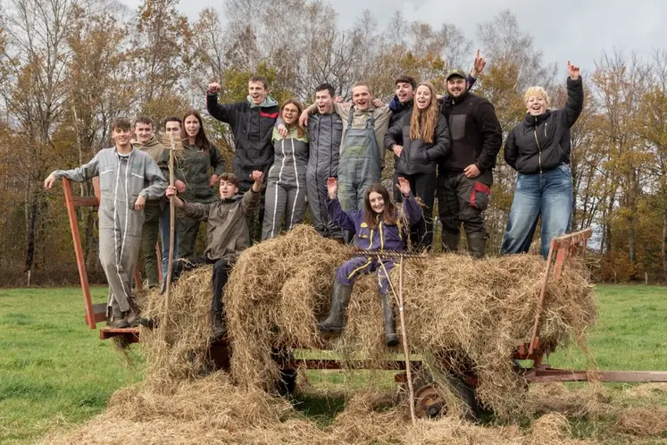 jeunes étudiants en agriculture.