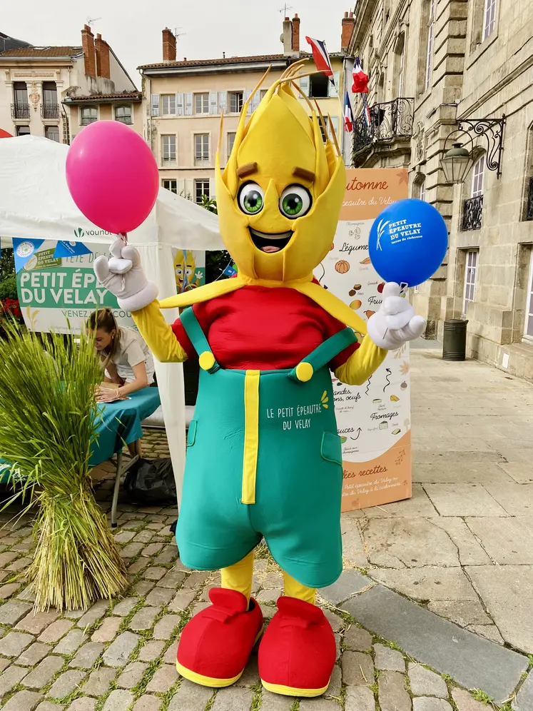 La mascotte du Petit Epeautre du Velay