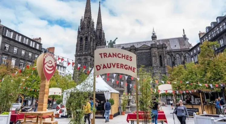 Rendez-vous pour le festival Tranches d'Auvergne, dédié au jambon et saucisson sec d'Auvergne le 6 septembre, place de la Victoire, à Clermont-Ferrand.