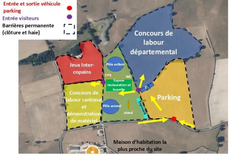 Plan des lieux.