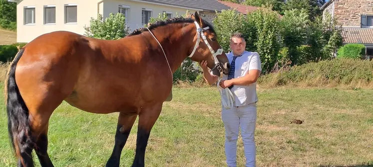 Miss du Fournial de Didier Delorme de Queyrières remporte le prix de Championne Jeune.