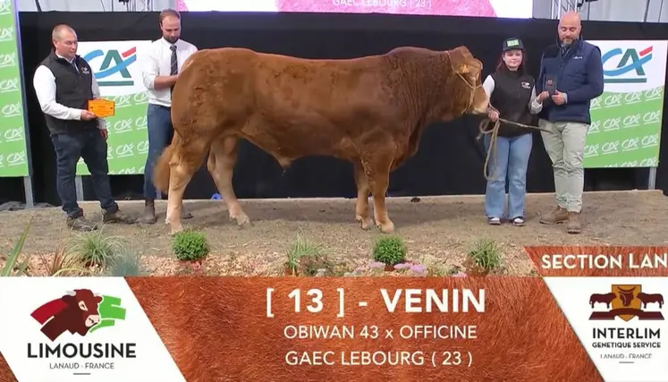 Venin, au Gaec Lebourg.