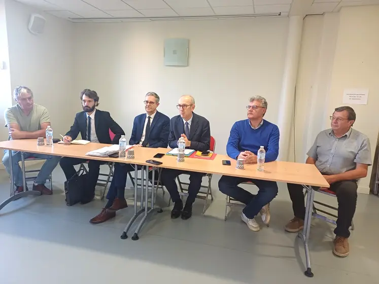 Les services de l'Etat ont invité la presse à l'occasion de l'intervention de la BMI sur Saugues la semaine dernière.