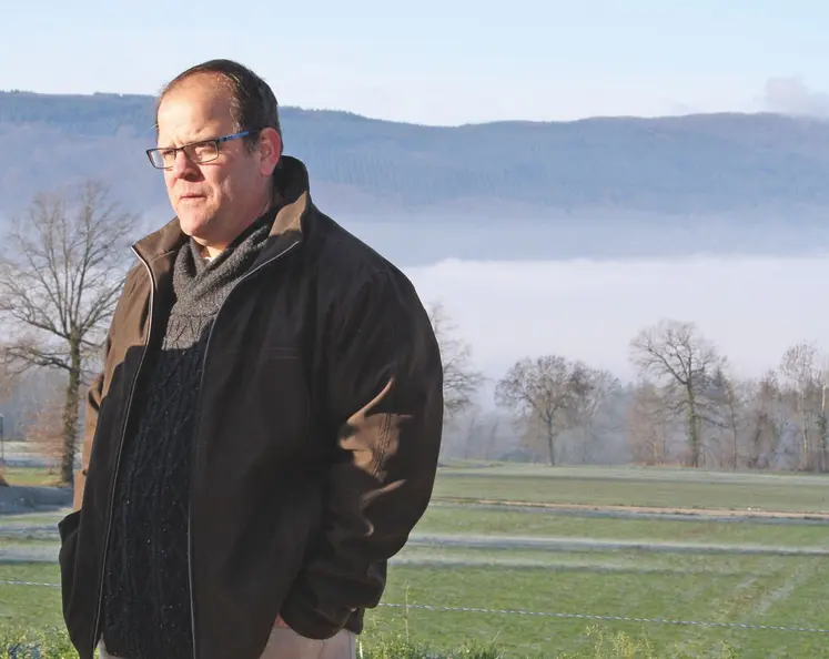 Cédric Laboret président de la Chambre d'agriculture Savoie Mont-Blanc.