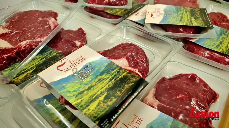 Barquettes de viande Covial, du groupe Altitude. 