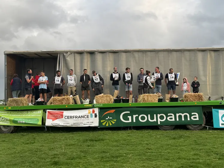 Palmarès du concours de labour.