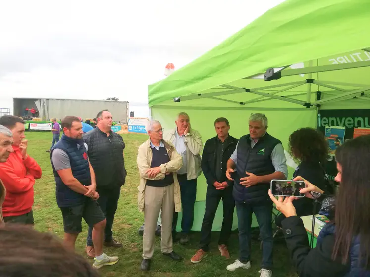 Stand de la Chambre d’agriculture de l’Allier. 