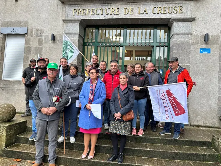 Une délégation FDSEA/JA a été reçue en préfecture pour faire remonter les revendications.