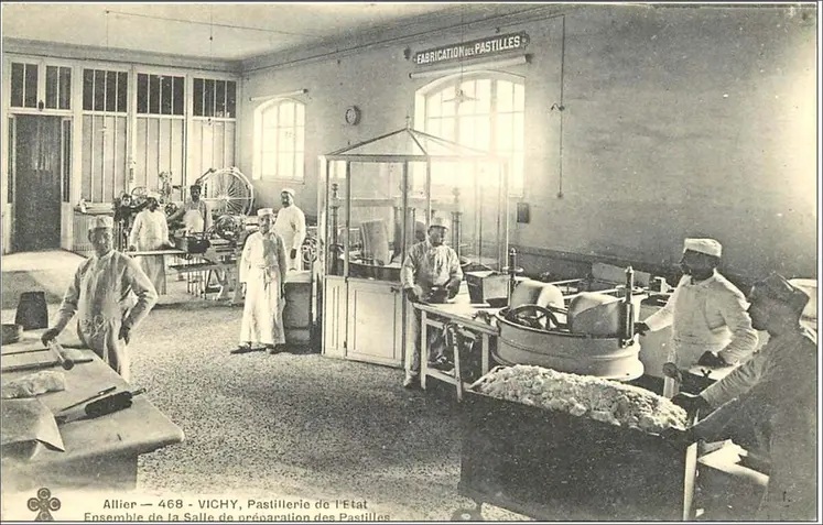 À l’origine, les pastilles étaient découpées à l’emporte-pièce.