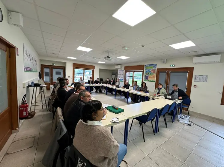vue sur salle de réunion