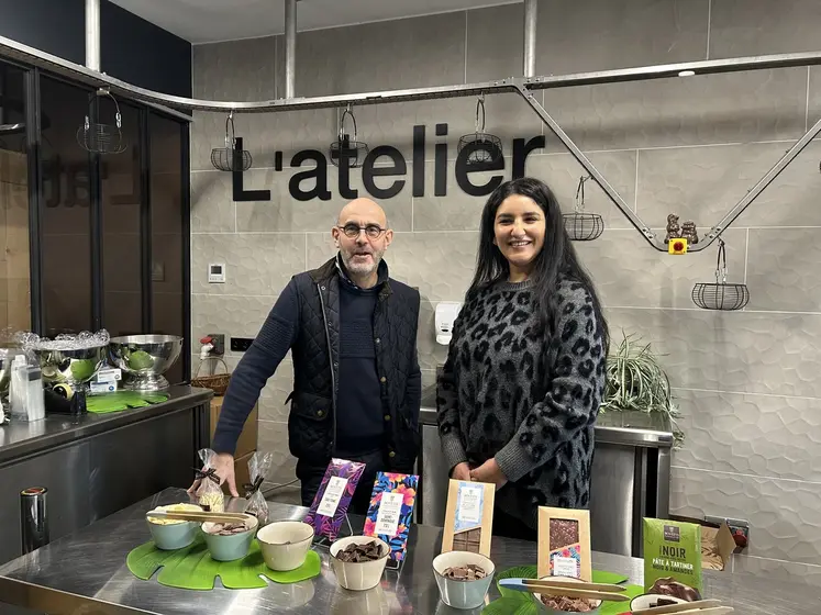 Axel Hermann, Directeur général et Hind Tahif, Responsable du musée et de la boutique