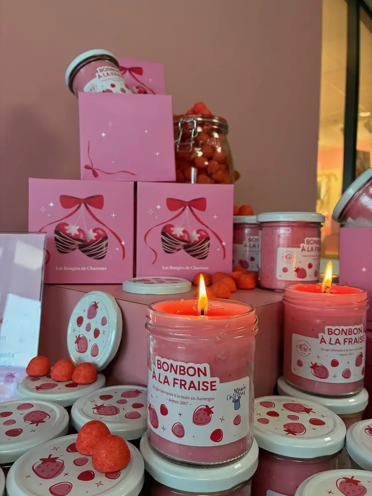 Une bougie au généreux parfum d'enfance. 