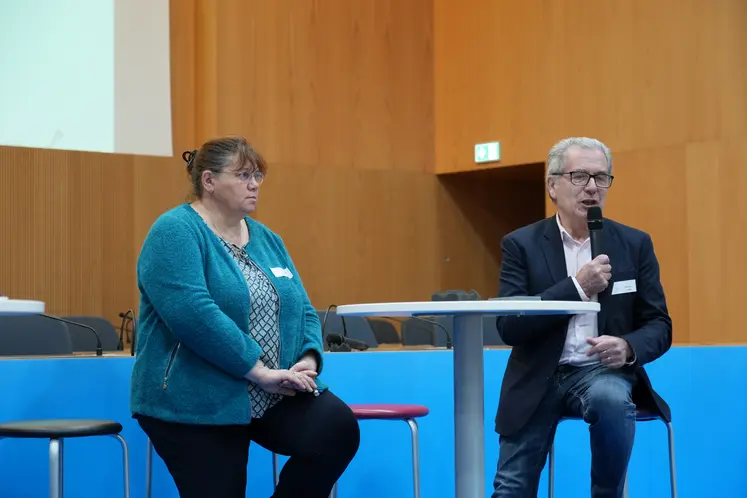 Christine Valentin et Eric Brugière.