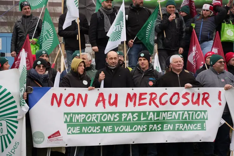 Plusieurs délégations départementales se sont déplacées jusqu'à Strasbourg pour défendre la production agricole. 