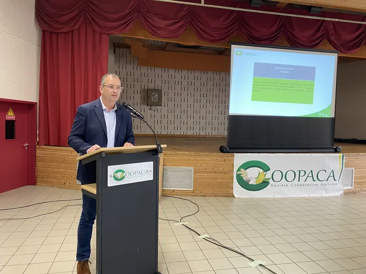 Jérôme Vandewalle, président de COOPACA.