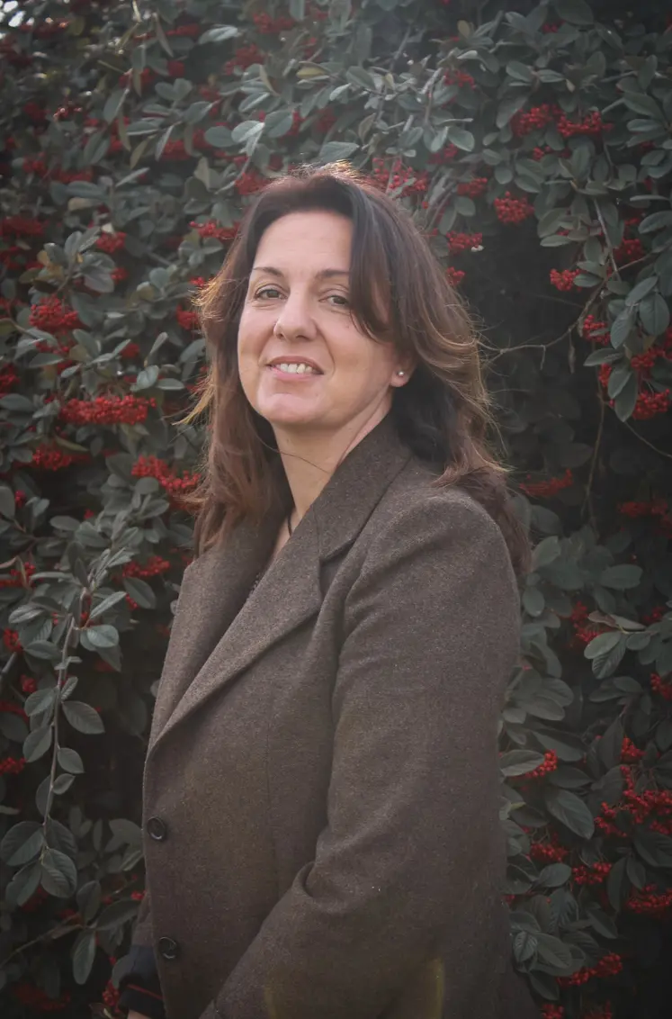 Isabelle Bidet, agricultrice et élue à Voussac, dans l'Allier.