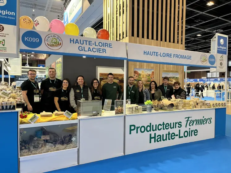 Après un premier week-end réussi, la dynamique est lancée sur le stand de la Haute-Loire.