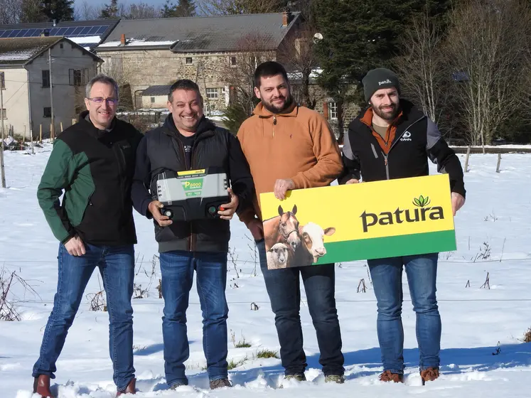 La marque Patura a fait des heureux au sein du Gaec de la Pleine Lune en Haute-Loire.