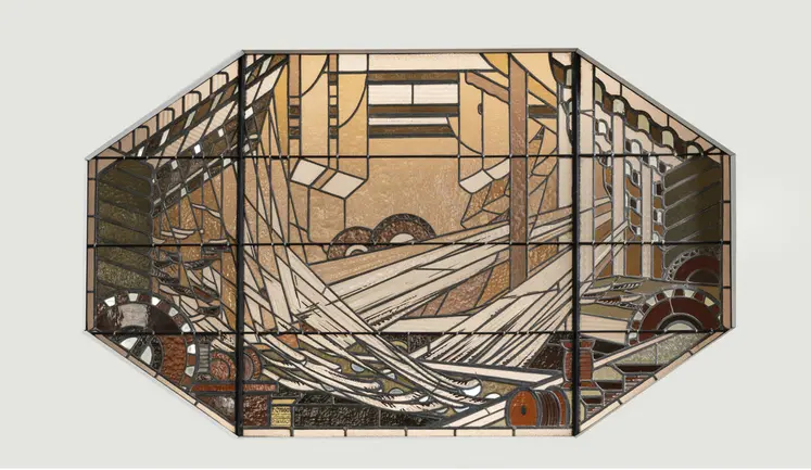 La Tapisserie, vitrail de Francis Chigot